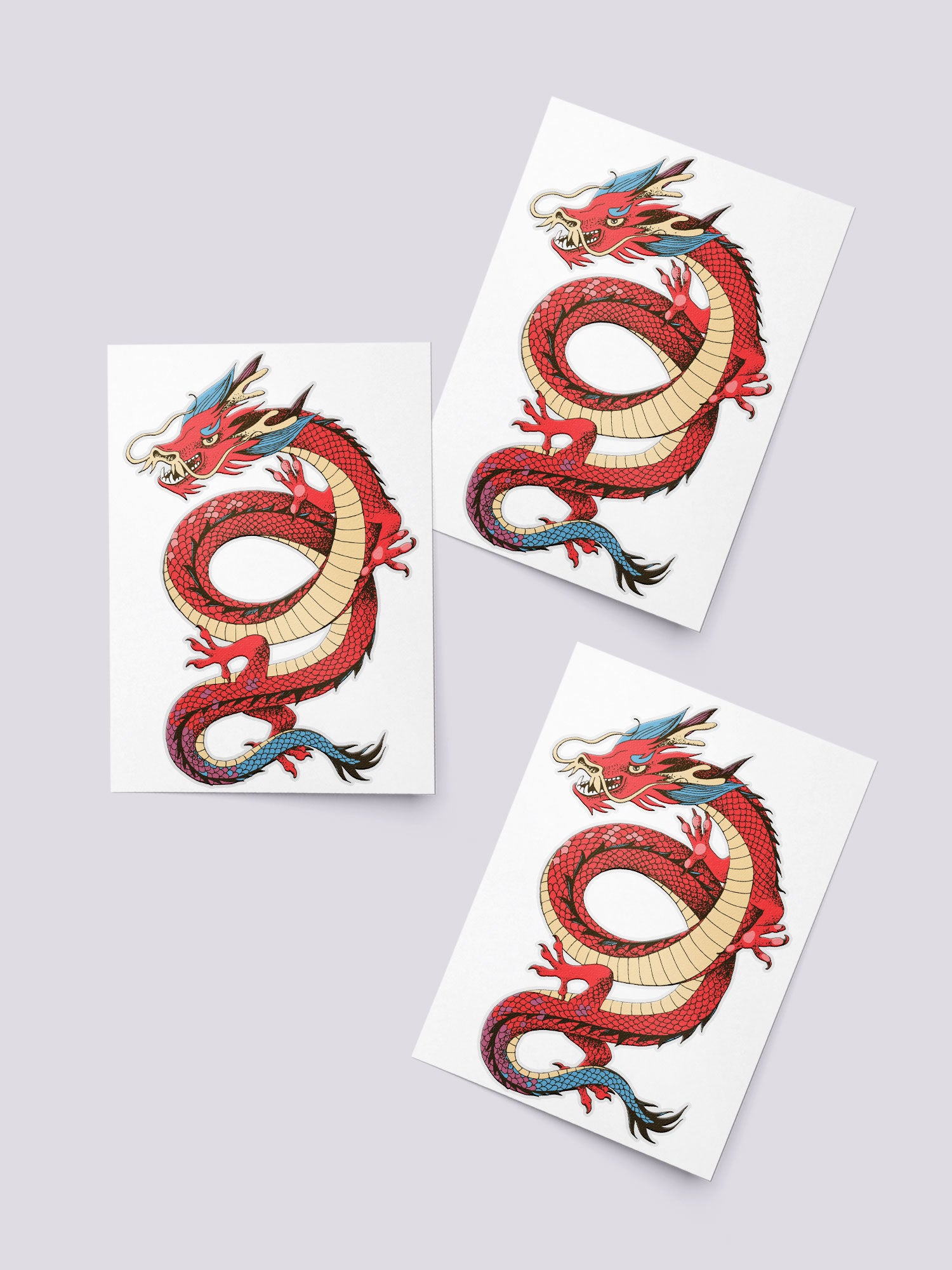 Roaring Good Time with Dragon Temporary Tattoos - Ducky Street