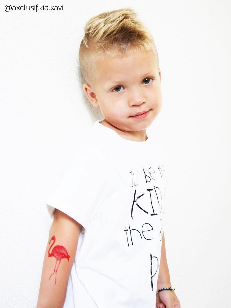 DUCKY STREET kids temporary Tattoo Flamingo designed by incomible - 6