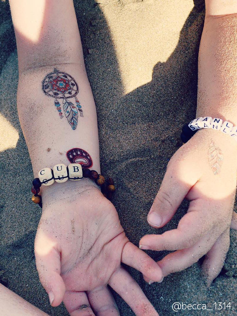 DUCKY STREET kids temporary Tattoo sheet Tribal designed by Mutovina Anastasya - 6