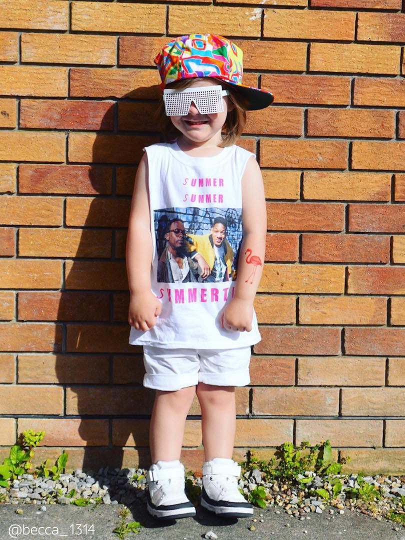 DUCKY STREET kids temporary Tattoo Flamingo designed by incomible - 4