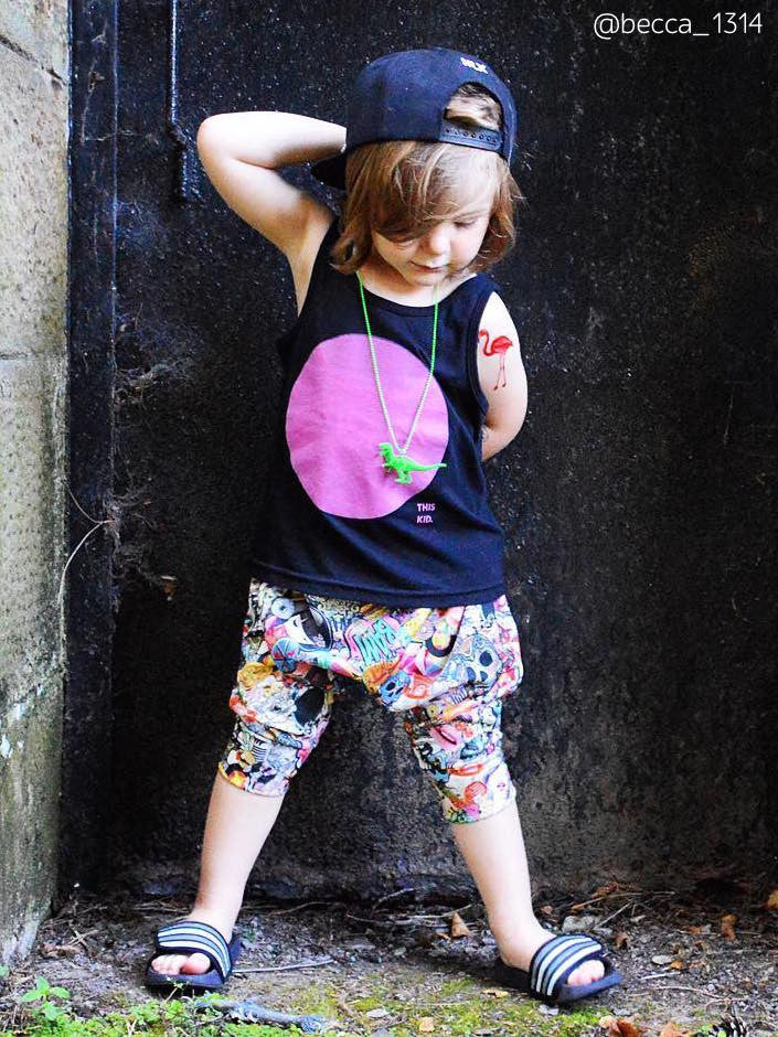 DUCKY STREET kids temporary Tattoo Flamingo designed by incomible - 2