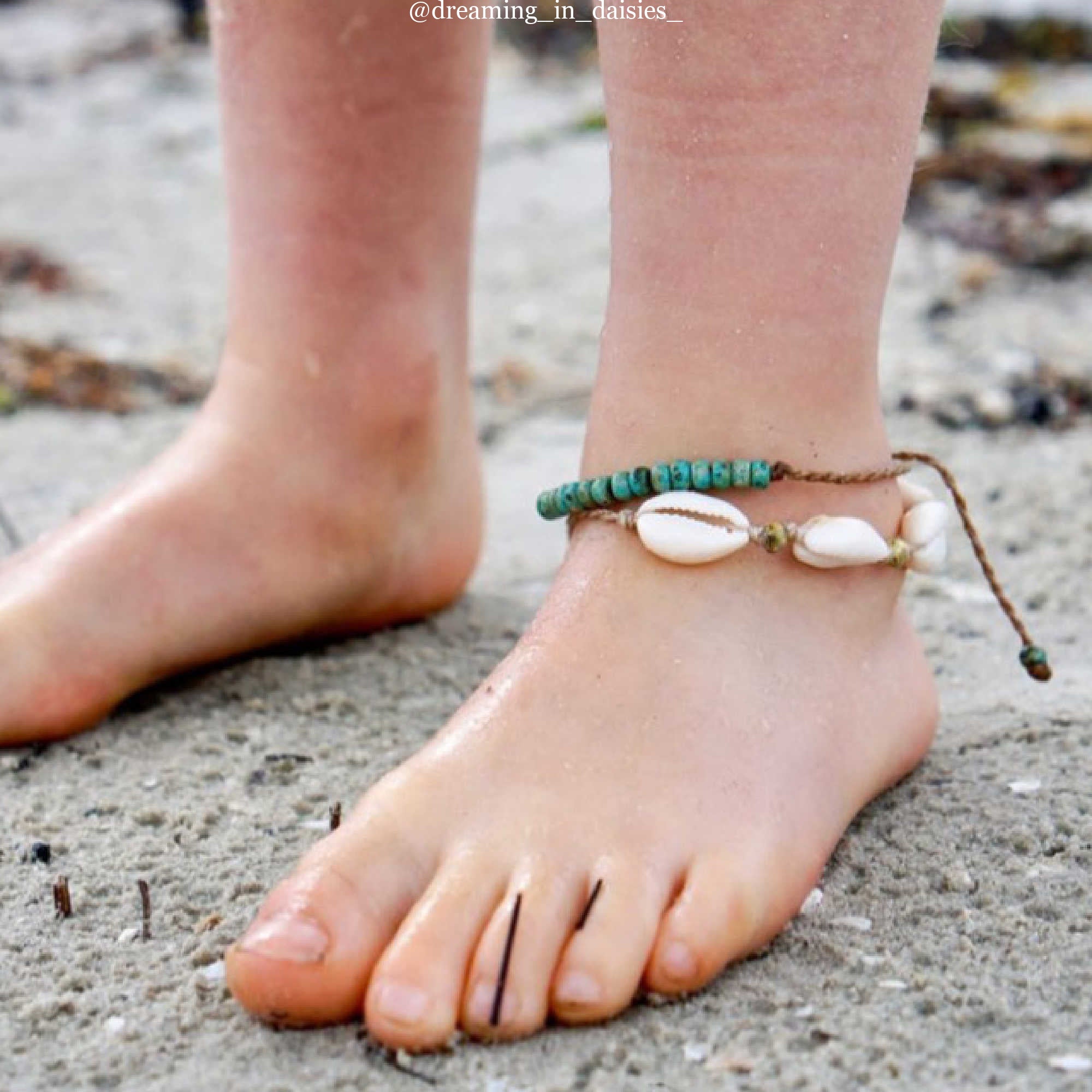 Leather Cowrie Shell Necklace and Bracelet Set
