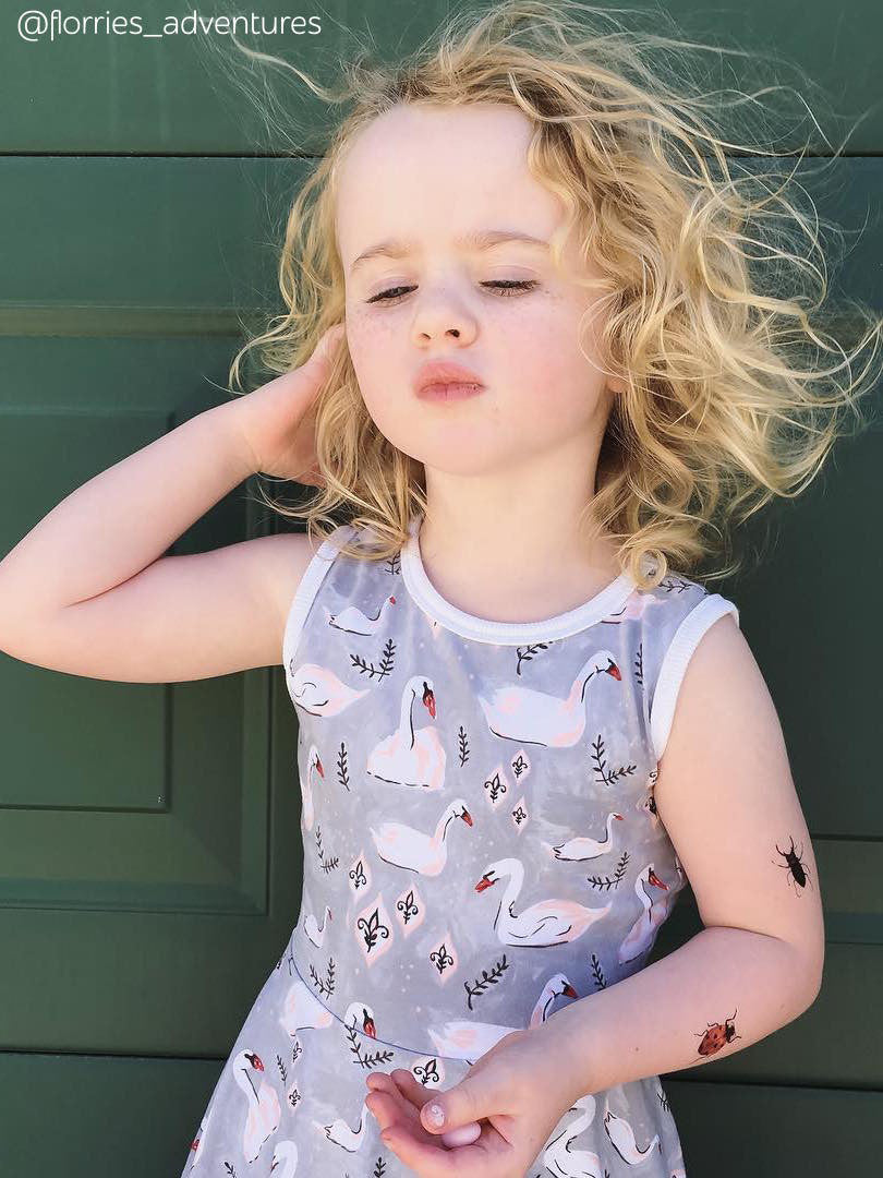 DUCKY STREET kids temporary Tattoo Beetles designed by Anastasia Lembrik - 6