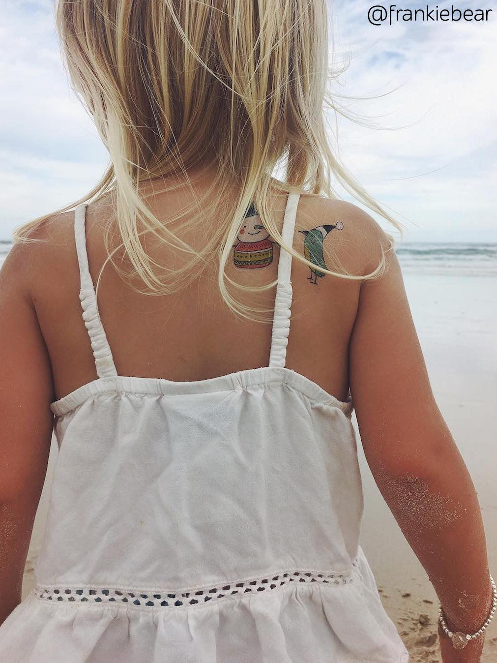 DUCKY STREET kids temporary Tattoo sheet Festive doodles designed by Marina Zlochin - 6