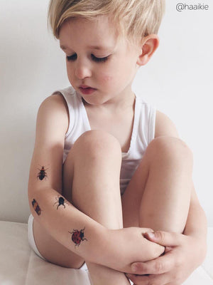 DUCKY STREET kids temporary Tattoo Beetles designed by Anastasia Lembrik - 8