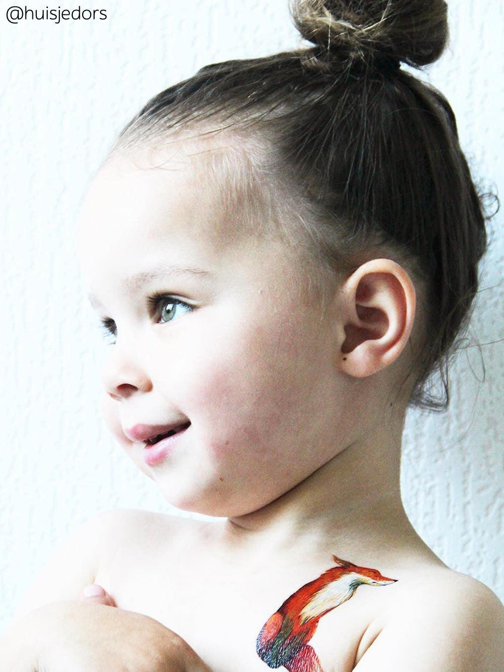 DUCKY STREET kids temporary Tattoo Fox designed by Swiejko - 6