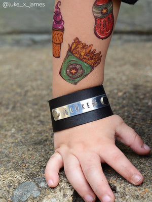 DUCKY STREET kids temporary Tattoo sheet Fastfood designed by Melissa de Nobrega - 7
