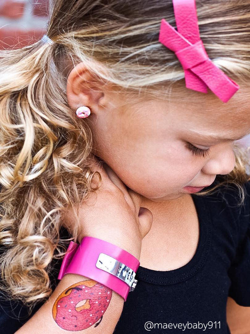 DUCKY STREET kids temporary Tattoo Donuts designed by Maria Kalyagina - 4