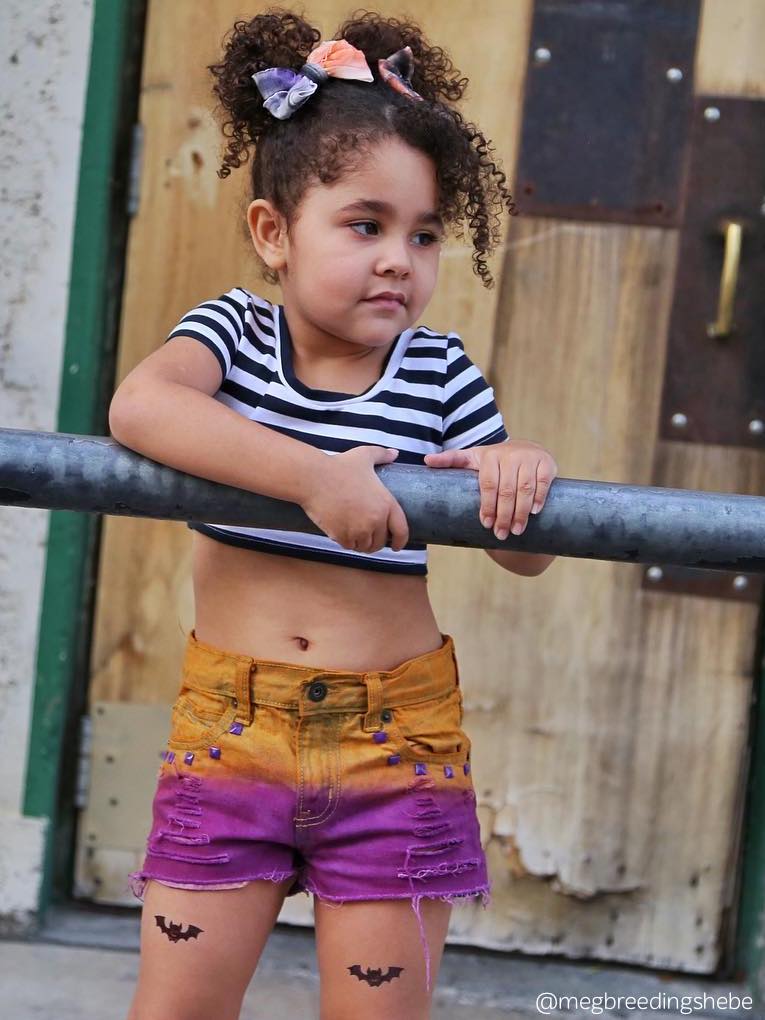 Vampire bat temporary tattoo for Halloween dress up and any other scary party. Made by Ducky street.