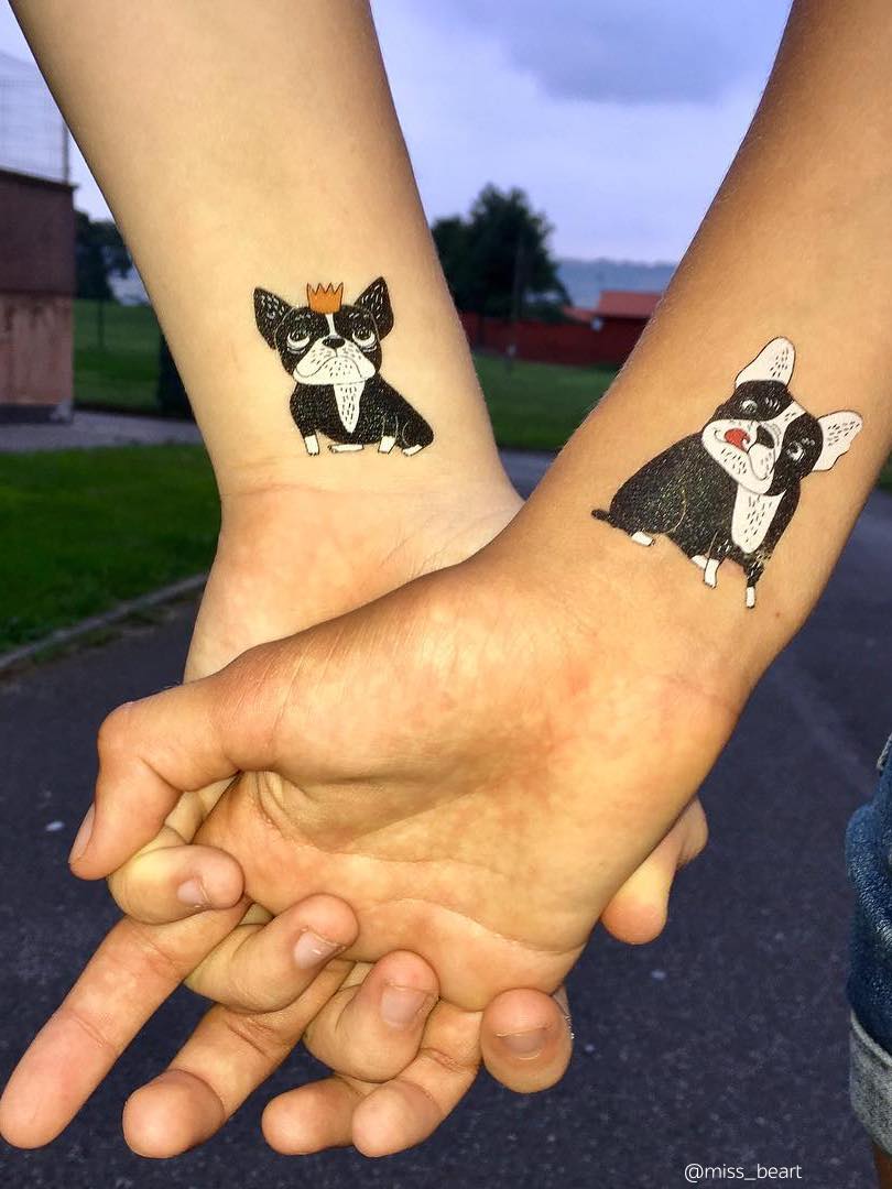 Temporary Finger Tattoos Wrist Couple Love Tattoo Small Kiss Words Tattoo  Rose Cat Black Birds Tatoo Sticker Body Art Decal Girl  Temporary Tattoos   AliExpress