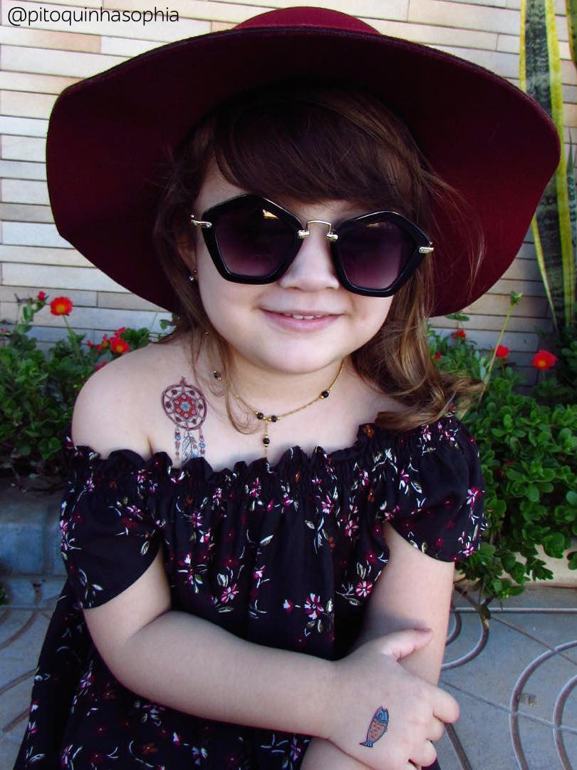 DUCKY STREET kids temporary Tattoo sheet Tribal designed by Mutovina Anastasya - 4