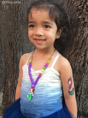 DUCKY STREET Kids Temporary Tattoo Little Mermaid 