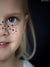 Face temporary tattoos with patriotic stars freckles. Wonder woman and Captain America costumes accessories. 