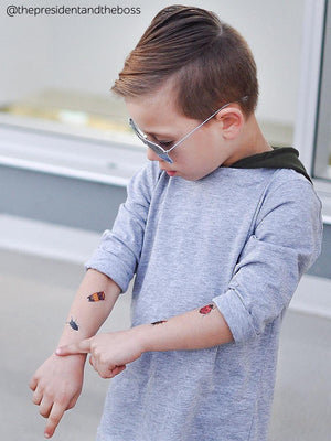 DUCKY STREET kids temporary Tattoo Beetles designed by Anastasia Lembrik - 7