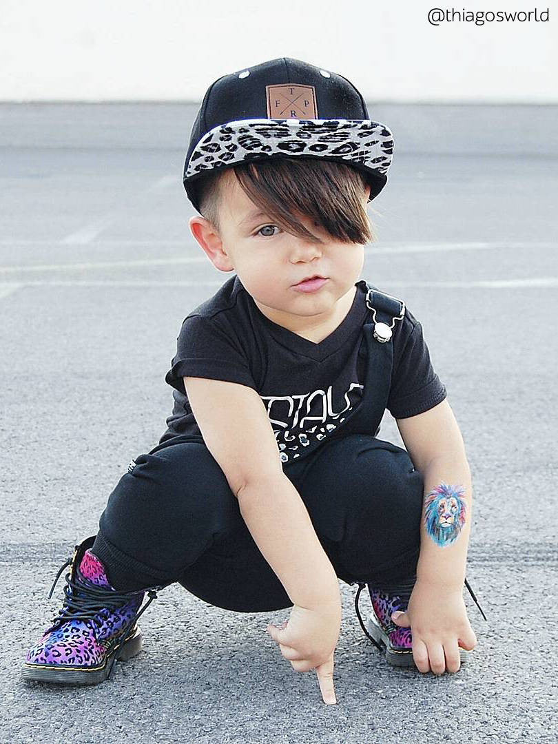 DUCKY STREET kids temporary Tattoo Lion designed by Anastasia Lembrik - 9