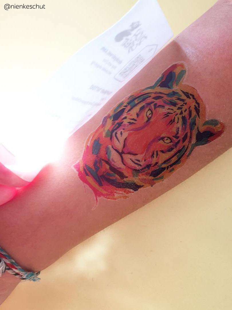 Prowling Tiger Temporary Tattoo by Simply Inked | Made, Modern Handmade